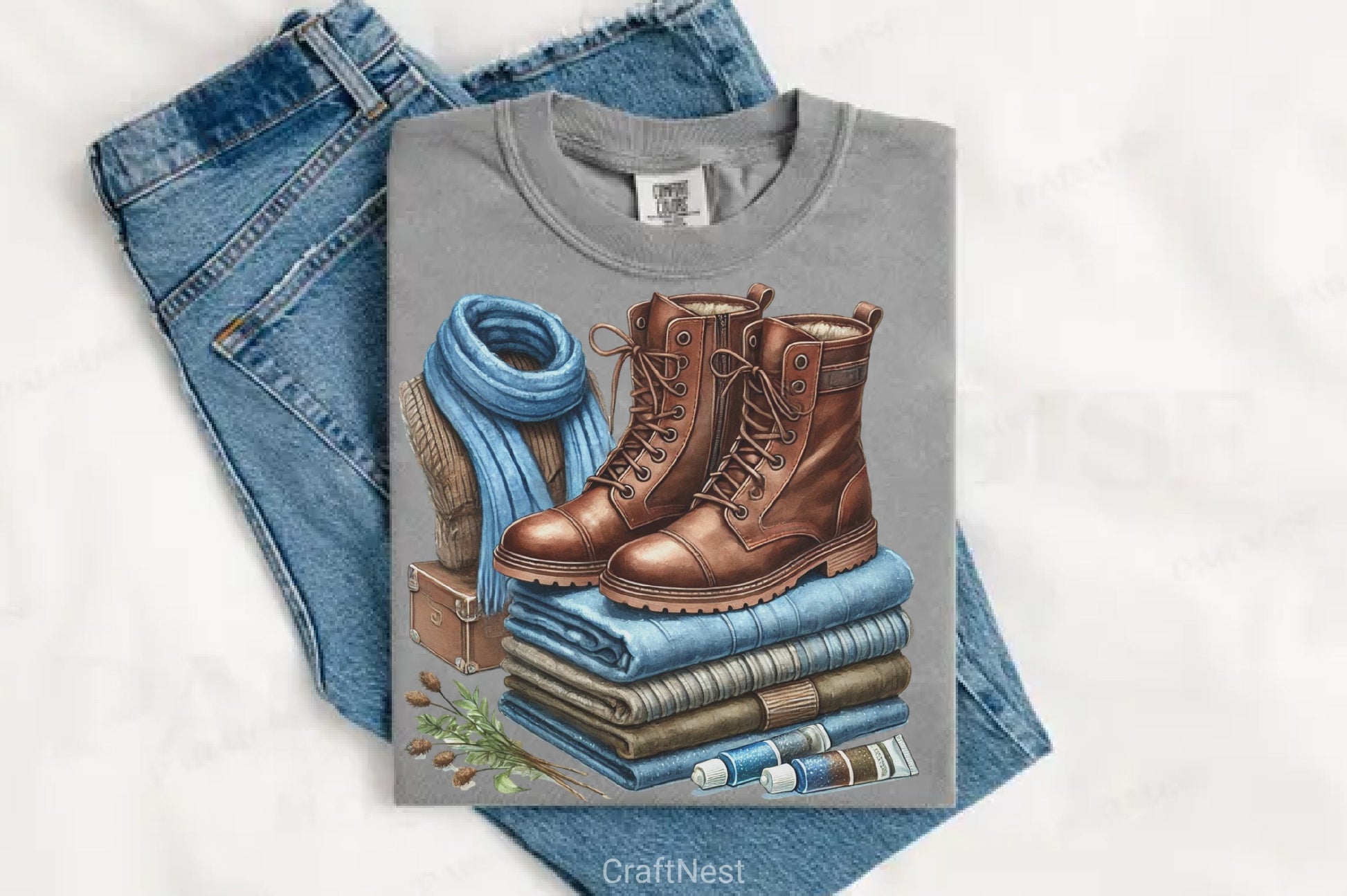 Winter Fashion Clipart Bundle - CraftNest - Digital Crafting and Art