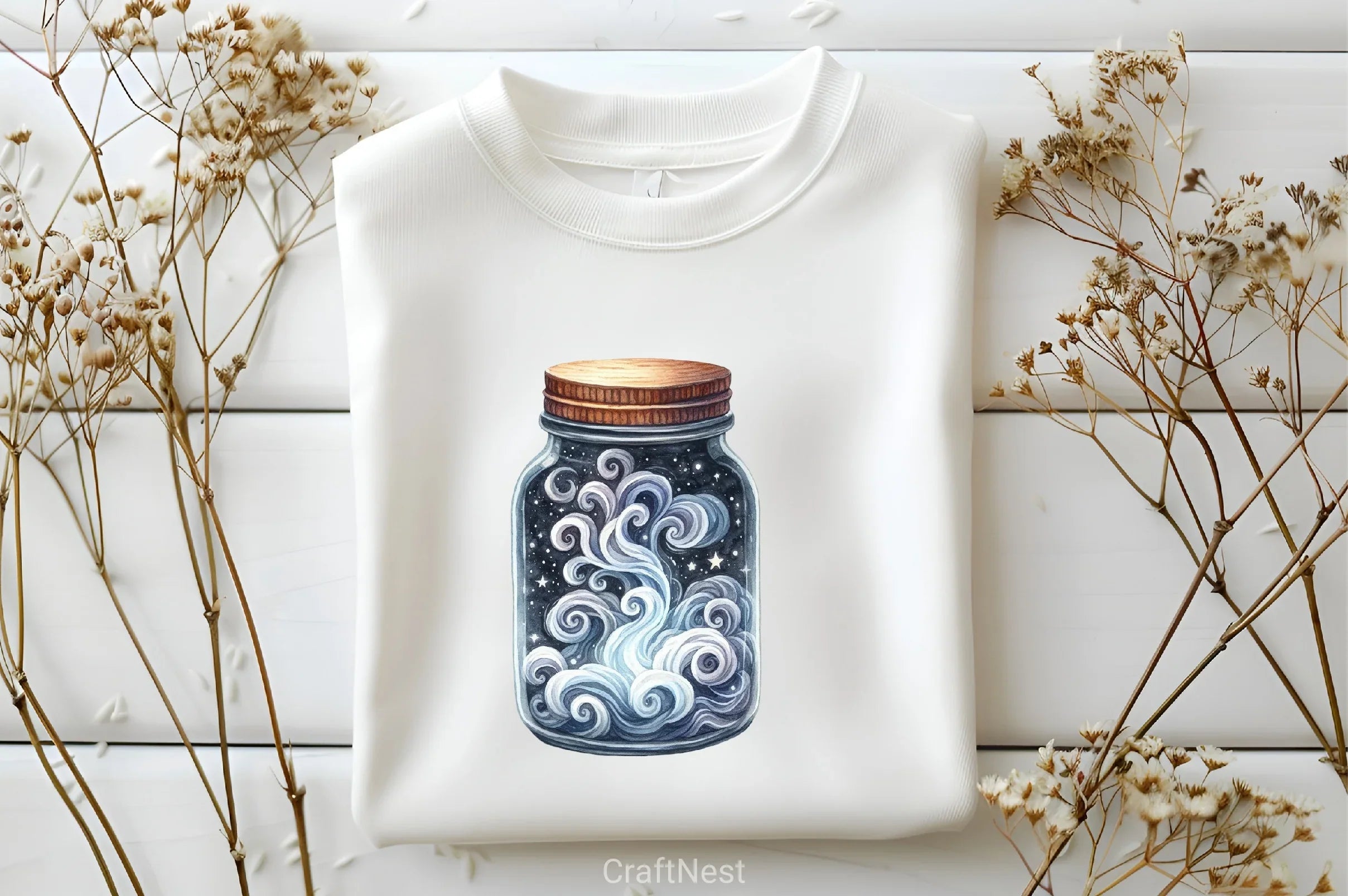 Cute Halloween Mason Jar Clipart Bundle - CraftNest - Digital Crafting and Art