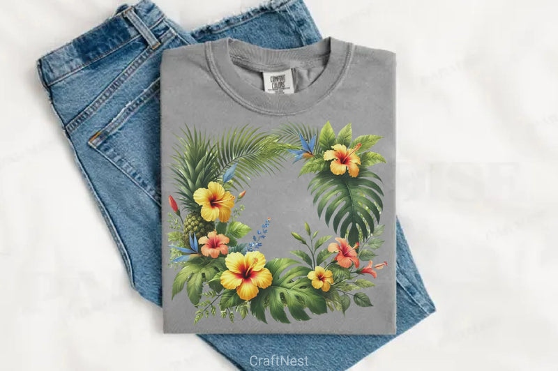 Tropical Spring Clipart Bundle - CraftNest - Digital Crafting and Art