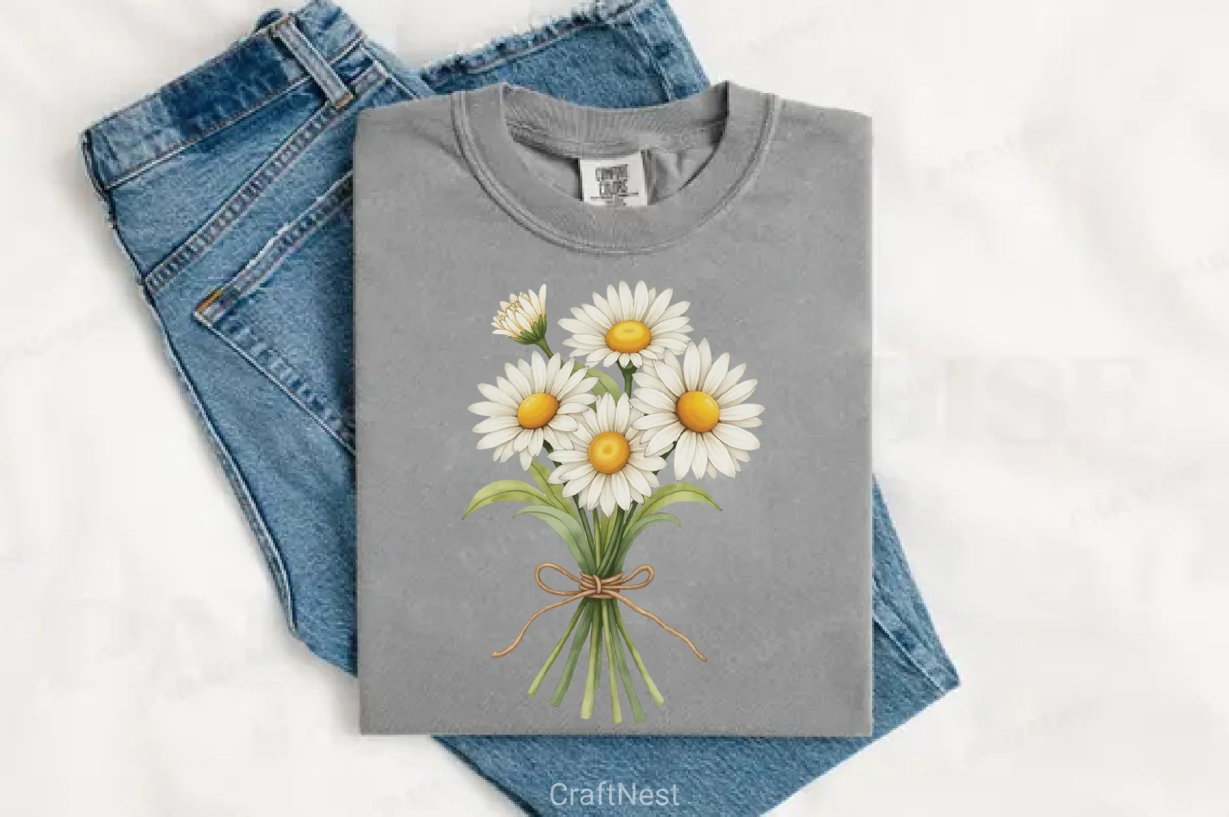 Daisy Flower Clipart Bundle - CraftNest - Digital Crafting and Art