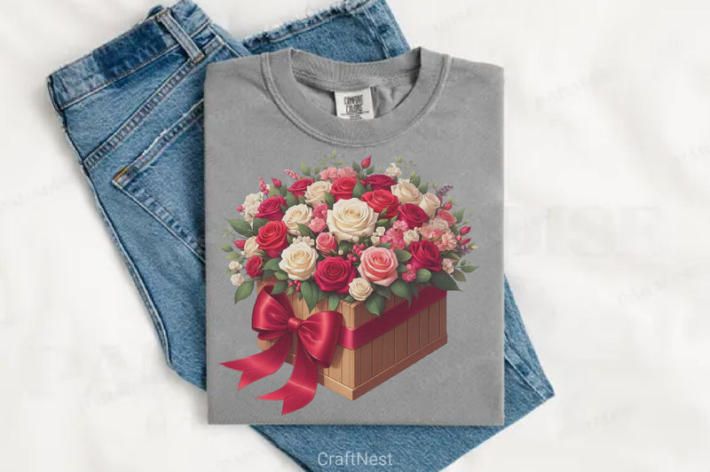 Hatbox Flower Clipart Bundle - CraftNest - Digital Crafting and Art