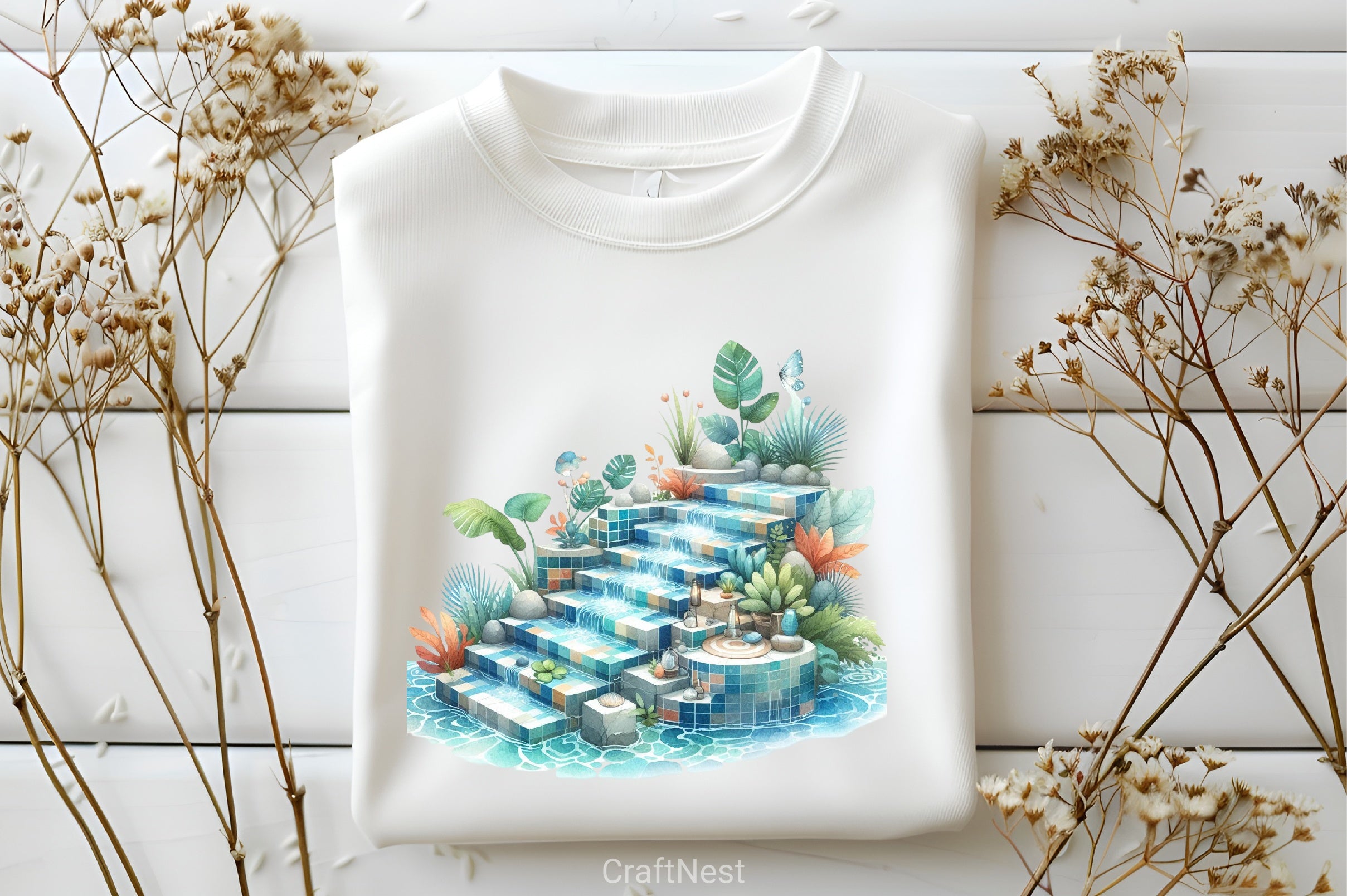 Summer Pool Day Clipart Bundle - CraftNest - Digital Crafting and Art