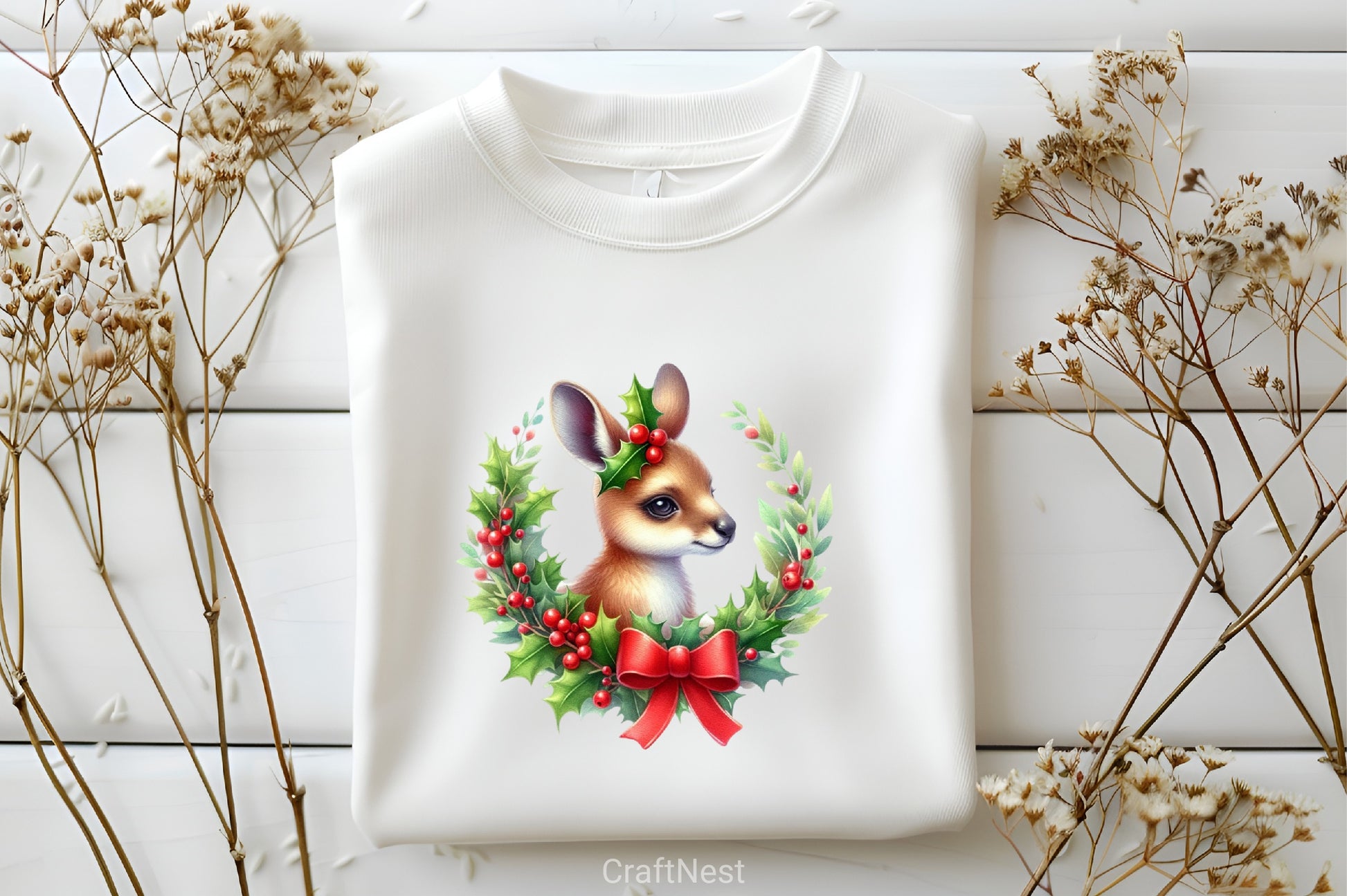 Christmas Kangaroo Clipart Bundle - CraftNest - Digital Crafting and Art