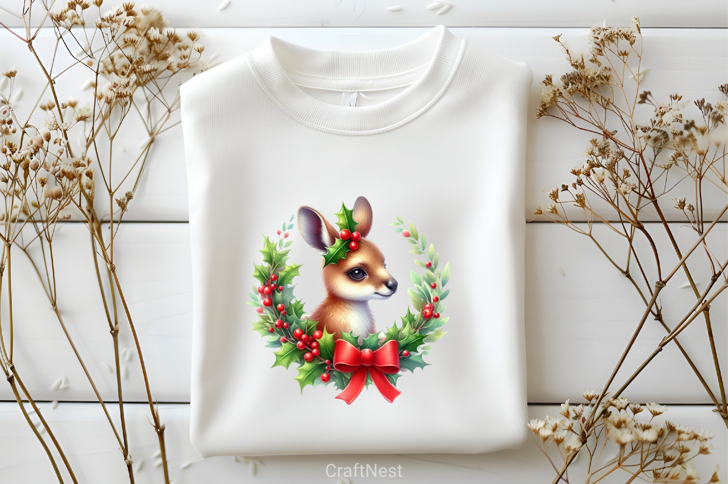 Christmas Kangaroo Clipart Bundle - CraftNest - Digital Crafting and Art