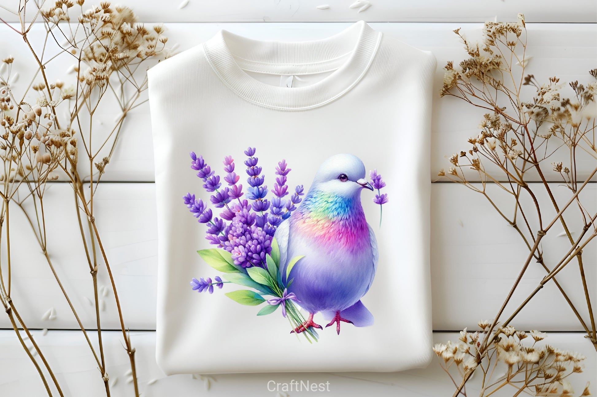 Spring Doves Clipart Bundle 7 - CraftNest - Digital Crafting and Art