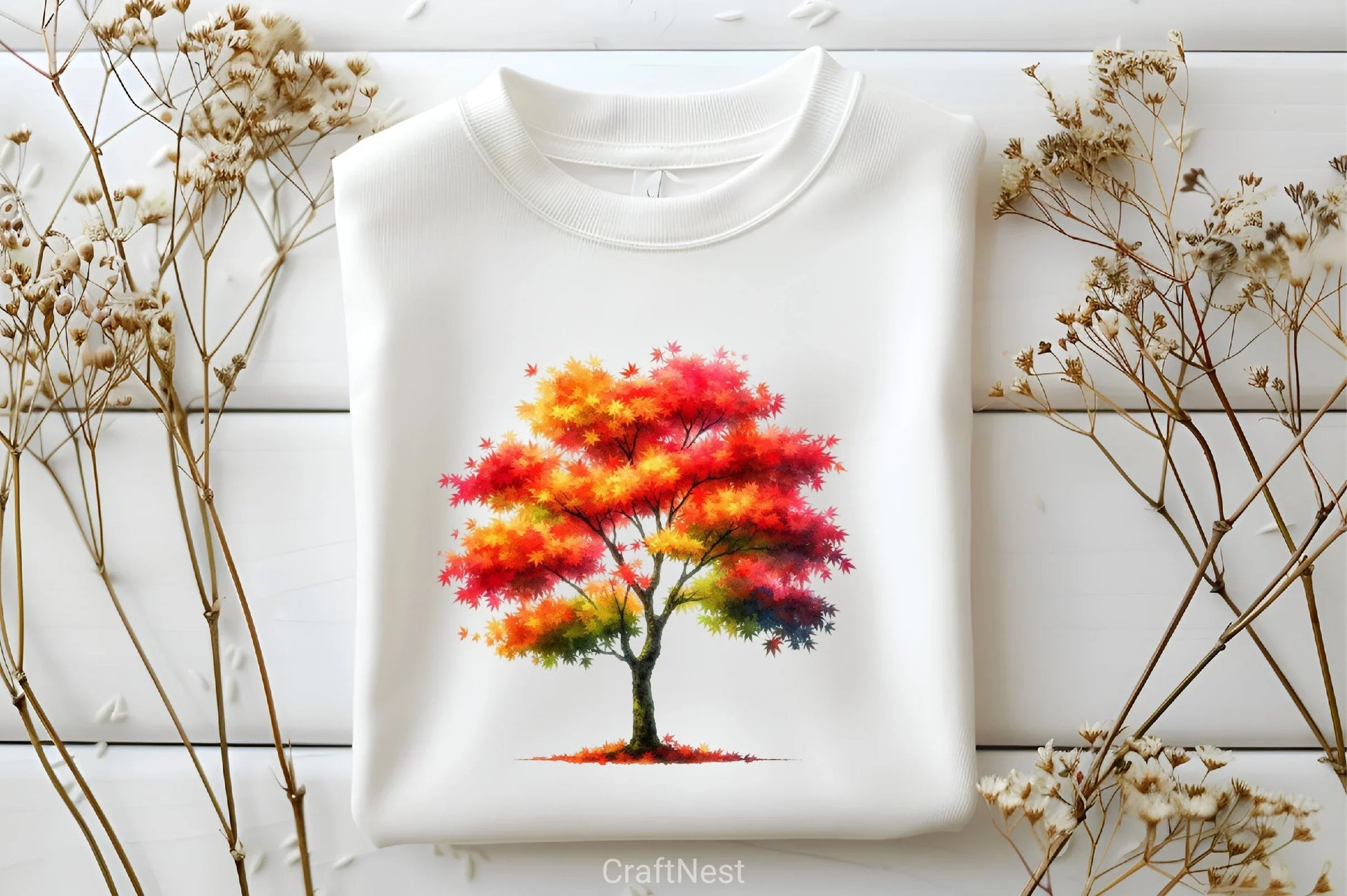 Autumn Tree Clipart Bundle - CraftNest - Digital Crafting and Art