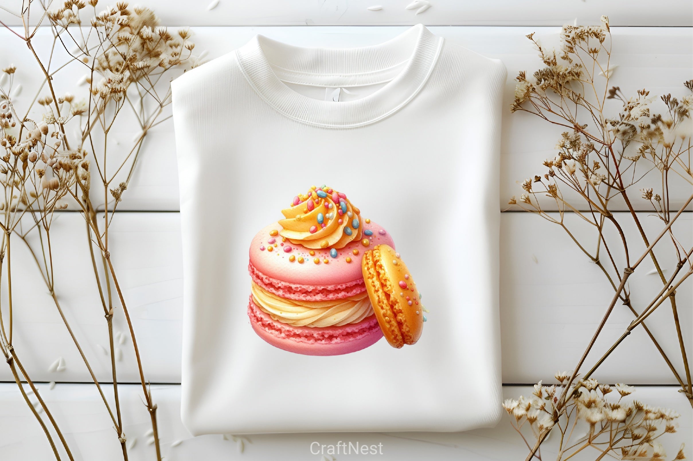 Macaron Clipart Bundle - CraftNest - Digital Crafting and Art