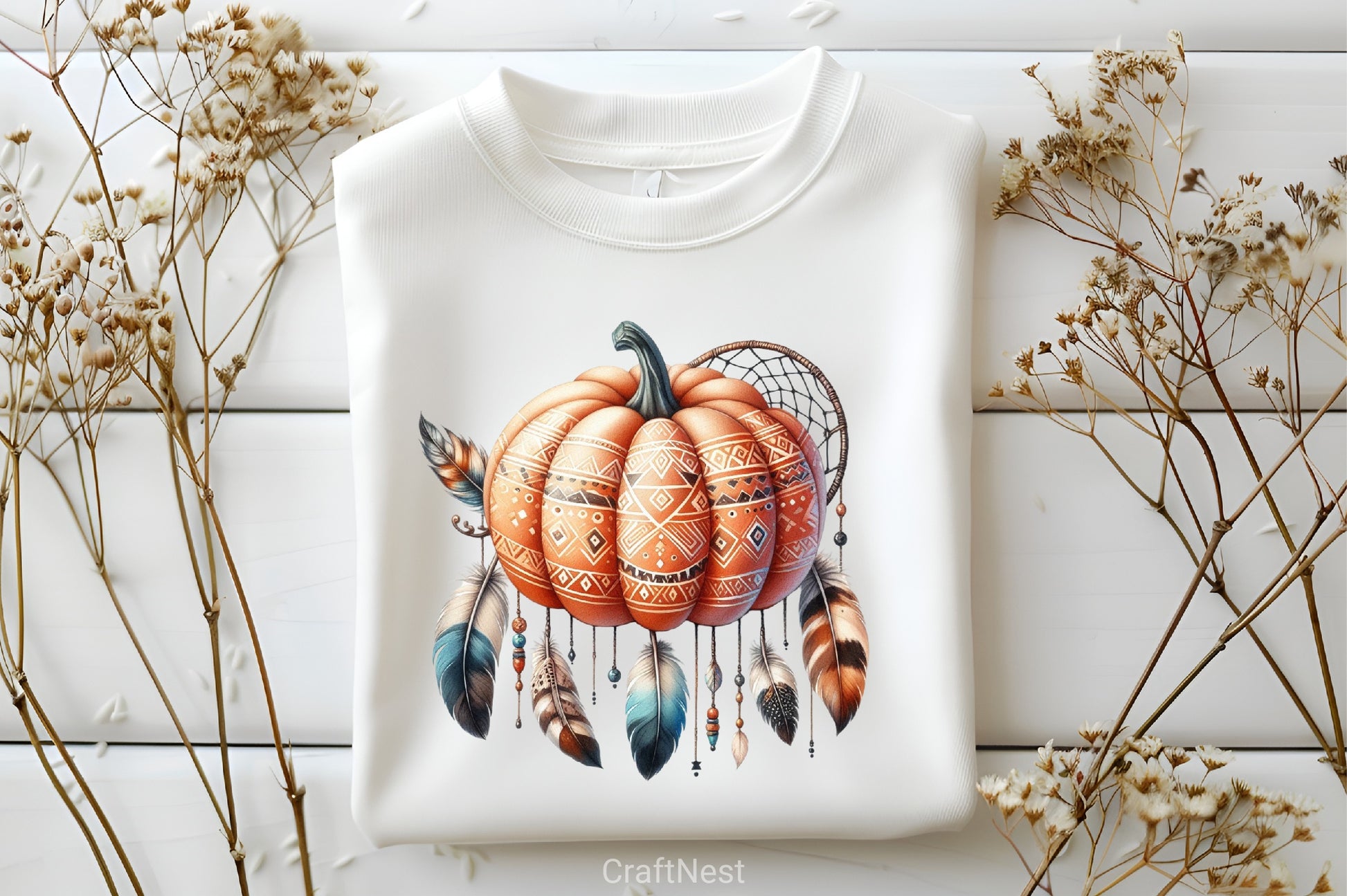 Boho Halloween Clipart Bundle - CraftNest - Digital Crafting and Art