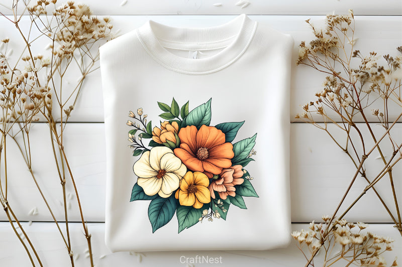 Wedding Flower Bouquet Clipart Bundle - CraftNest - Digital Crafting and Art