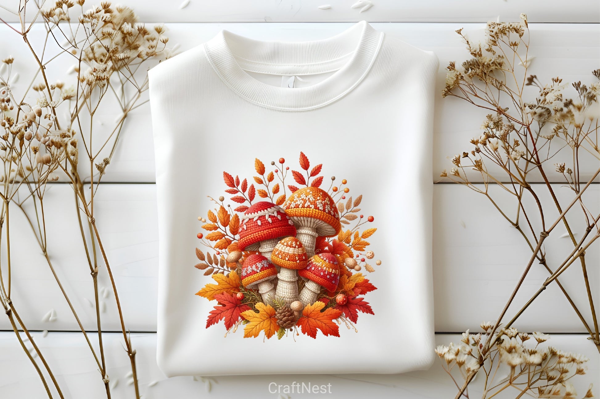 Crochet Autumn Clipart Bundle - CraftNest - Digital Crafting and Art