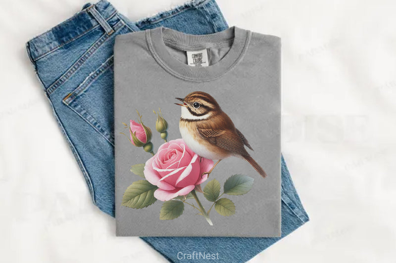 Spring Sparrow Clipart Bundle - CraftNest - Digital Crafting and Art