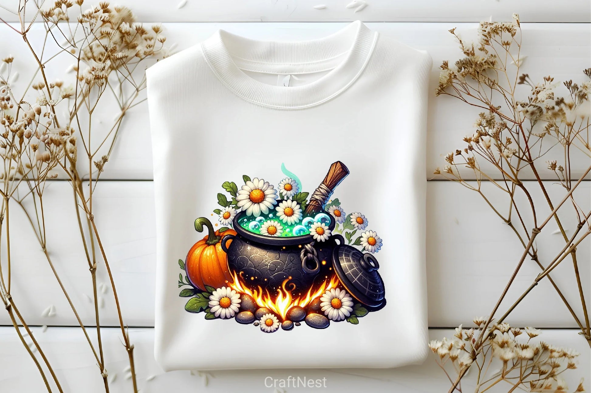 Daisy & Halloween Clipart Bundle - CraftNest - Digital Crafting and Art