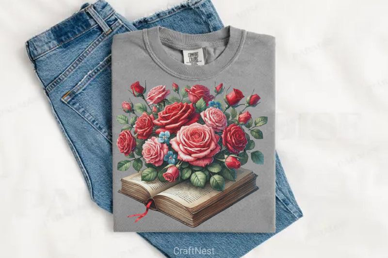 Burgundy Spring Clipart Bundle - CraftNest - Digital Crafting and Art