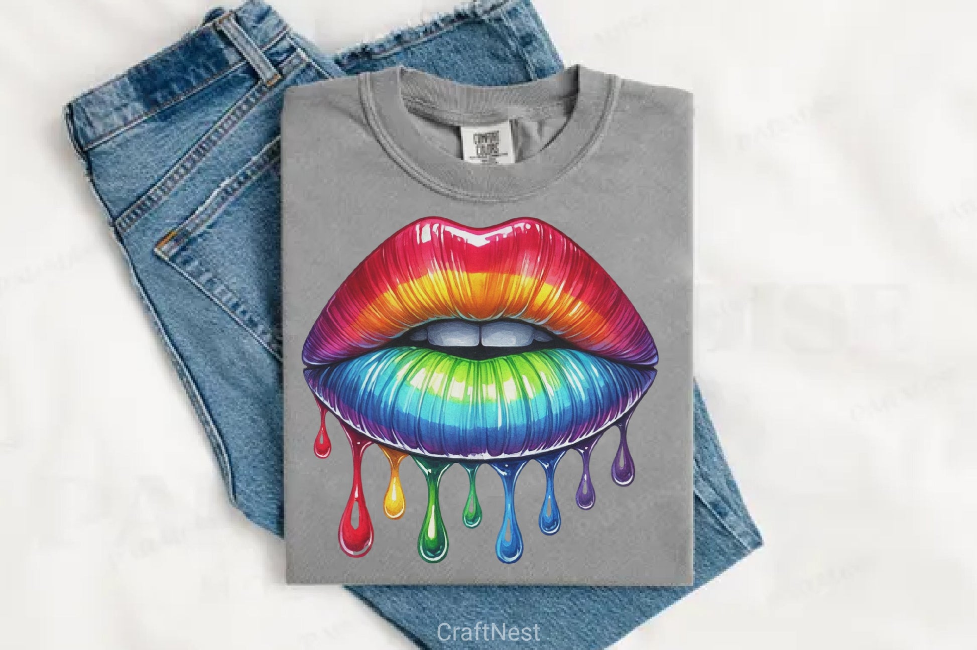 Mardi Gras Lips Clipart Bundle 6 - CraftNest - Digital Crafting and Art