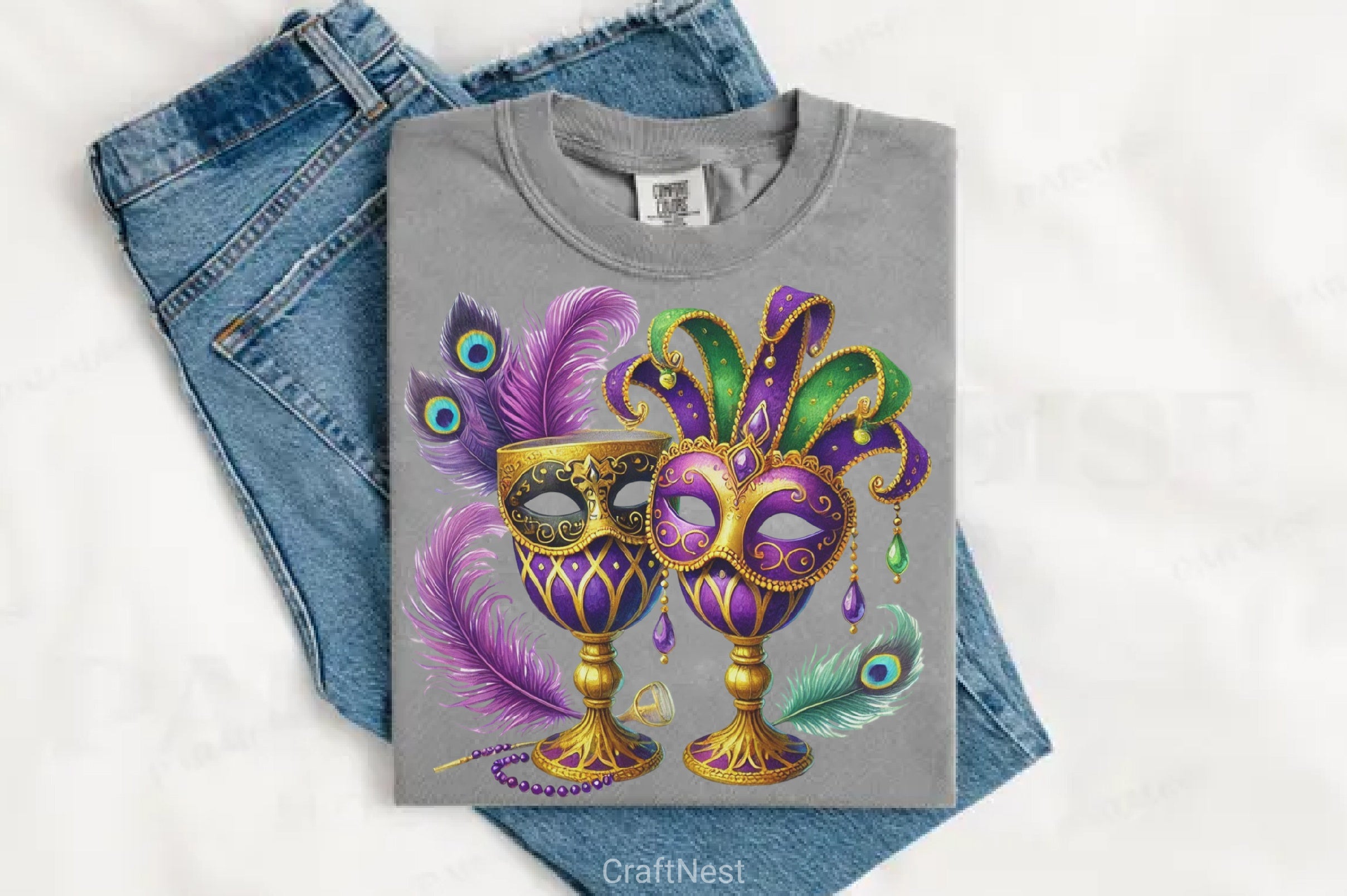 Mardi Gras Drinks Clipart Bundle 4 - CraftNest - Digital Crafting and Art