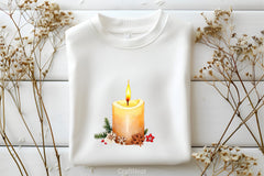 Christmas Candle Clipart Bundle - CraftNest - Digital Crafting and Art