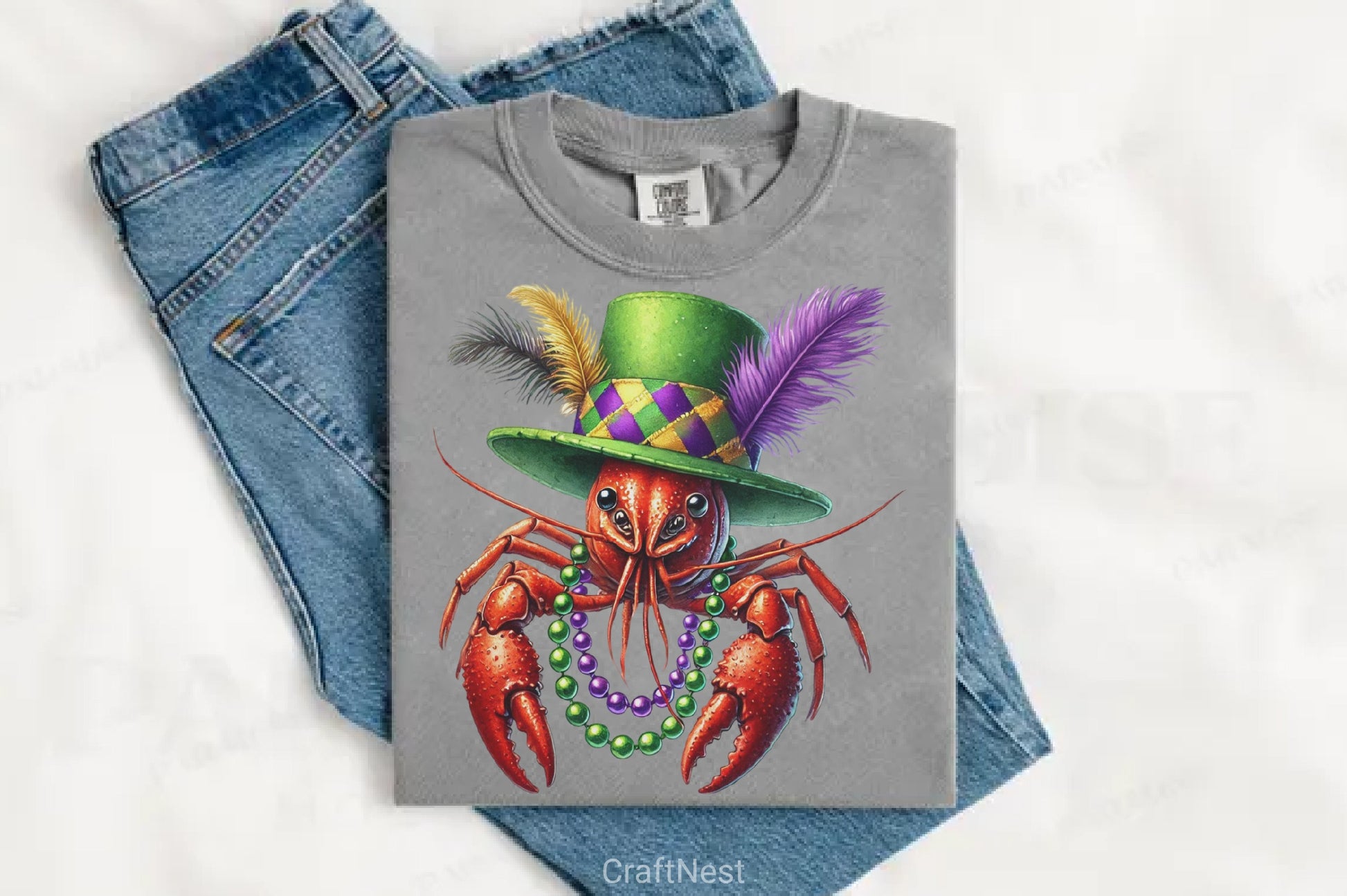 Mardi Gras Crawfish Clipart Bundle - CraftNest - Digital Crafting and Art