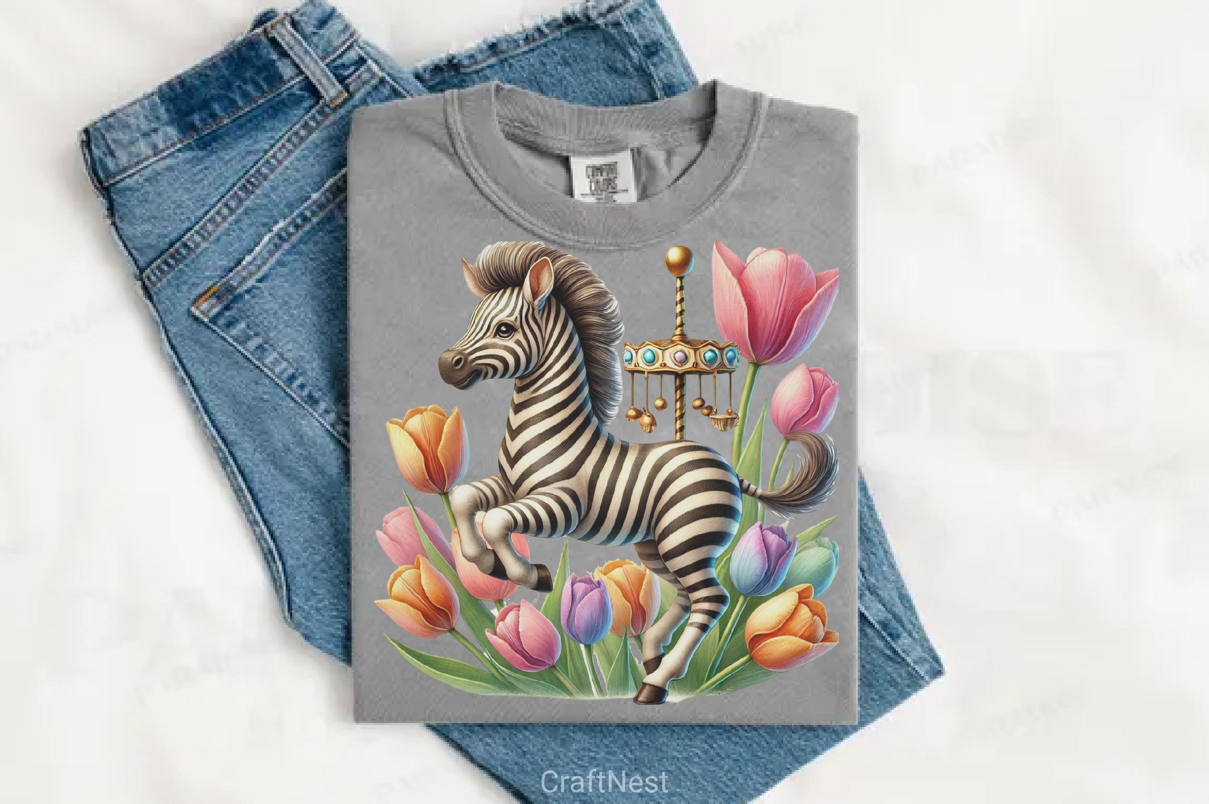 Vintage Spring Circus Clipart Bundle - CraftNest - Digital Crafting and Art