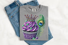 Mardi Gras Cupcake Clipart Bundle - CraftNest - Digital Crafting and Art
