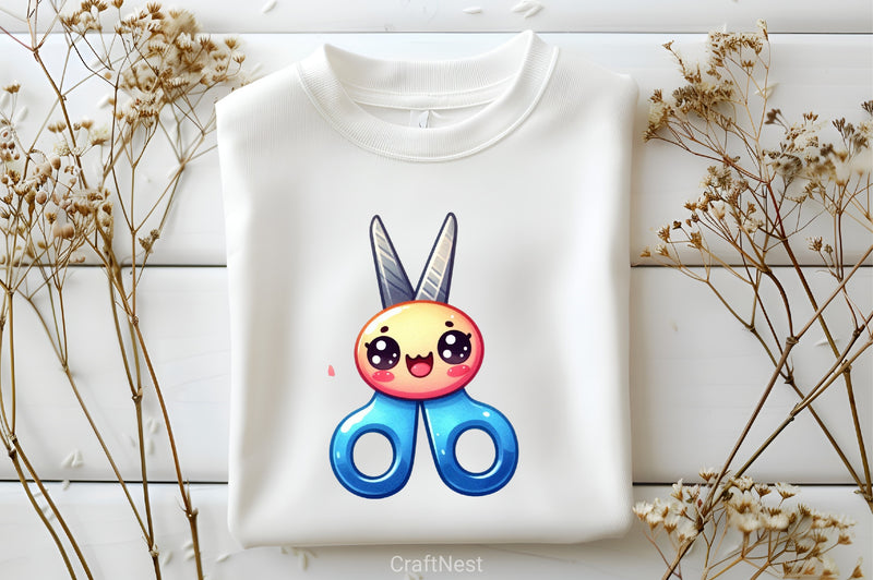 Kawaii School Clipart Bundle 3 - CraftNest - Digital Crafting and Art