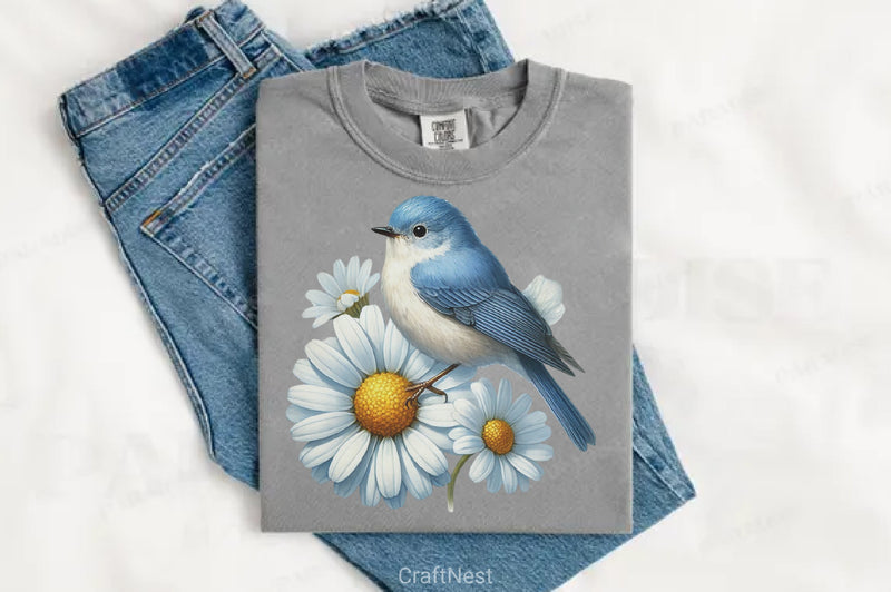 Spring Bluebird Clipart Bundle - CraftNest - Digital Crafting and Art