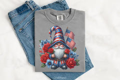 4th of July Gnomes Clipart Bundle 3 - CraftNest - Digital Crafting and Art