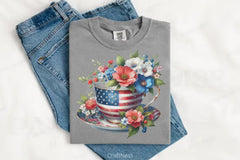 American Tea Cup Clipart Bundle - CraftNest - Digital Crafting and Art