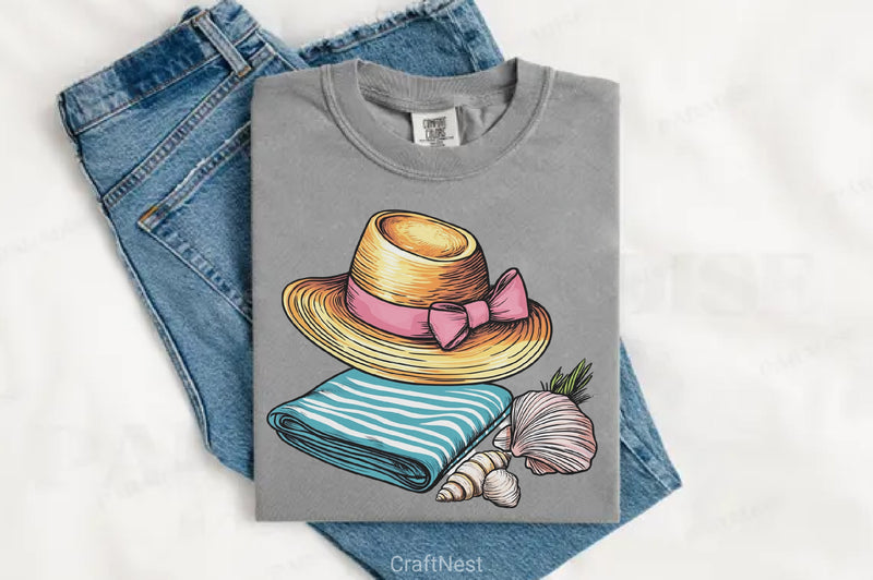 Summer Beach Clipart Bundle 2 - CraftNest - Digital Crafting and Art