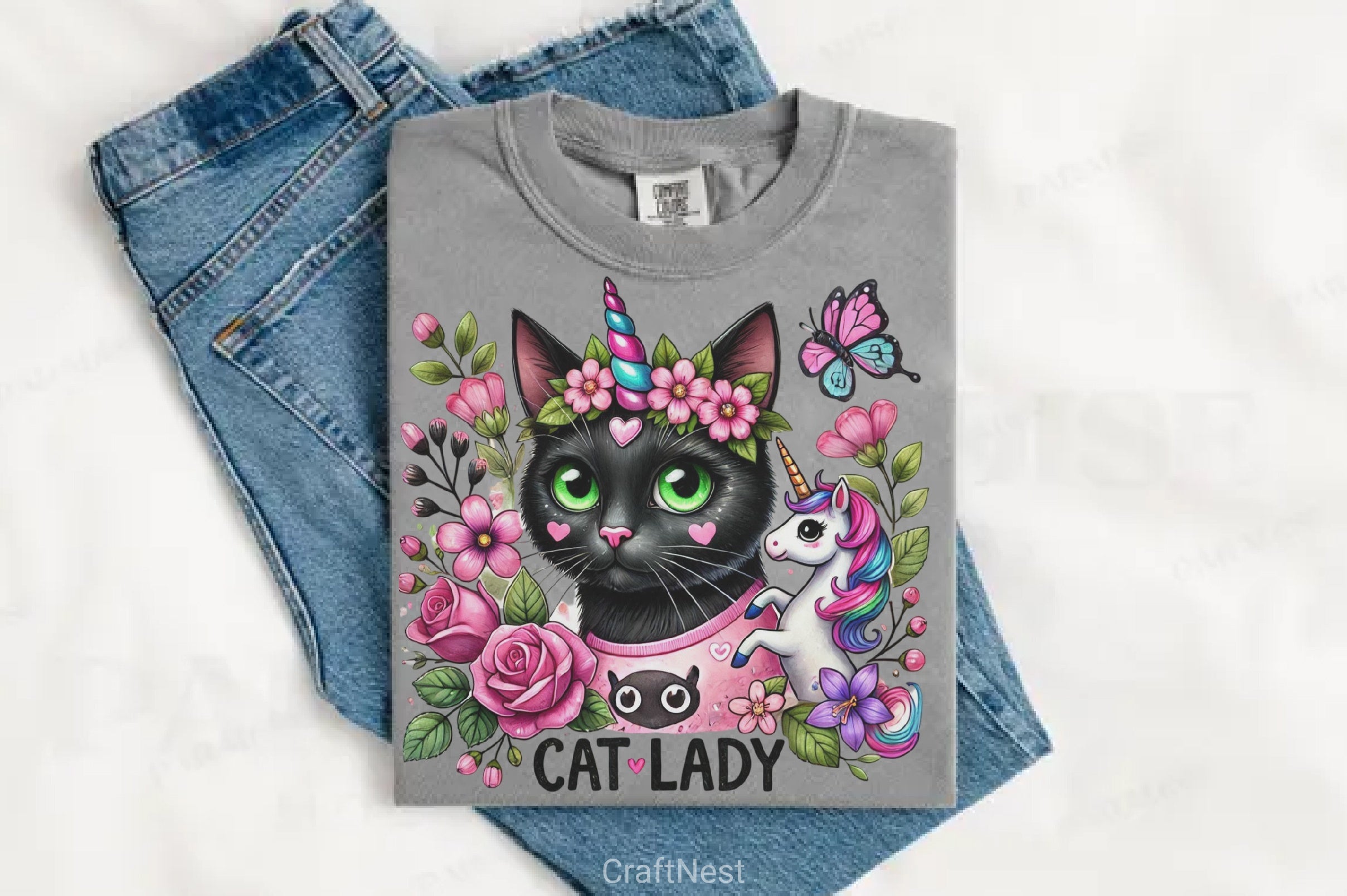 Cute Unicorn Clipart Bundle 16 - CraftNest - Digital Crafting and Art