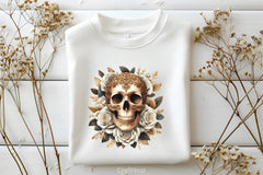 Brown Halloween & White Roses Clipart Bundle 2 - CraftNest - Digital Crafting and Art