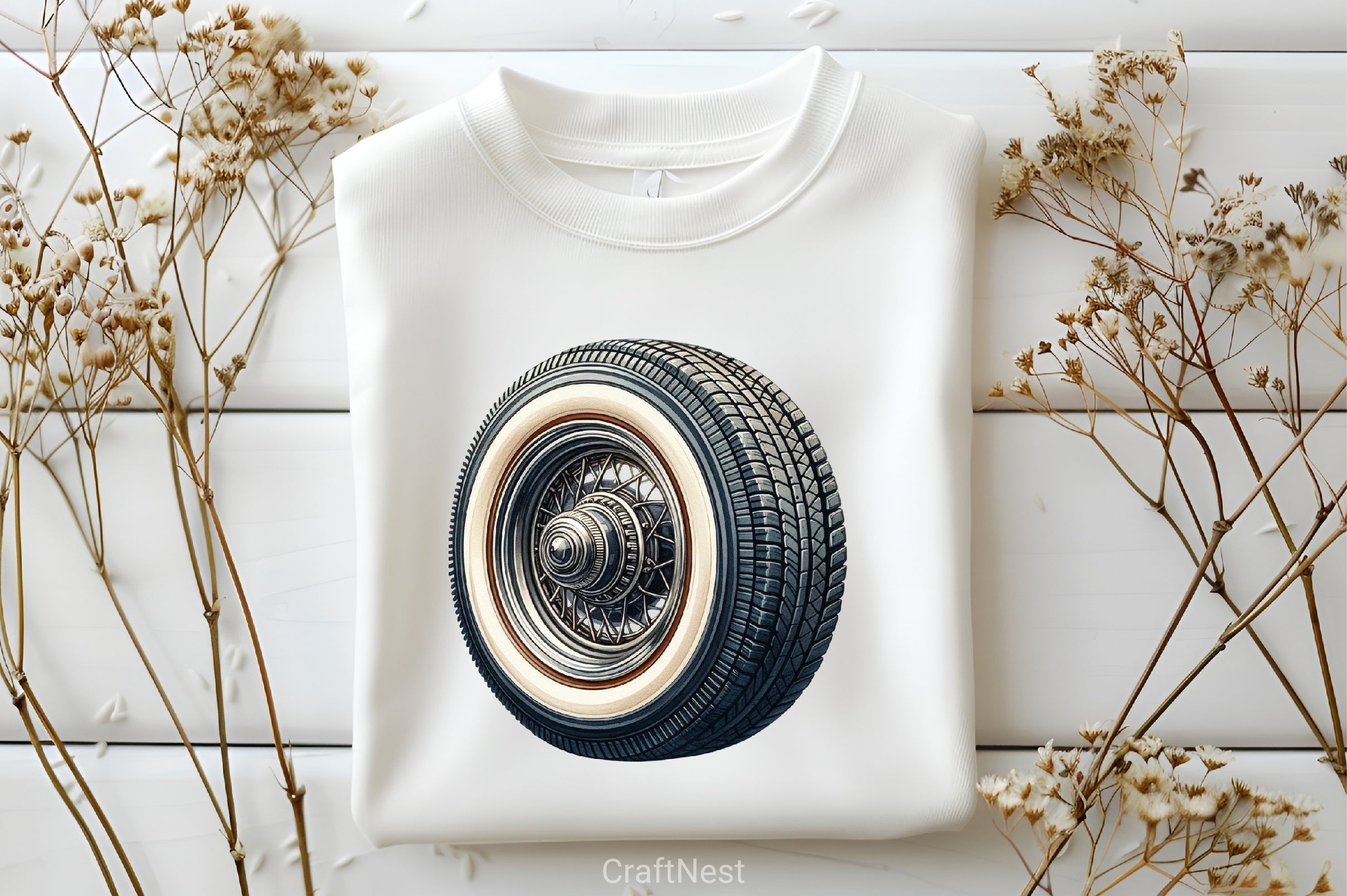 Retro Garage Clipart Bundle - CraftNest - Digital Crafting and Art