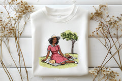 Black Spring Vintage Woman Clipart Bundle - CraftNest - Digital Crafting and Art