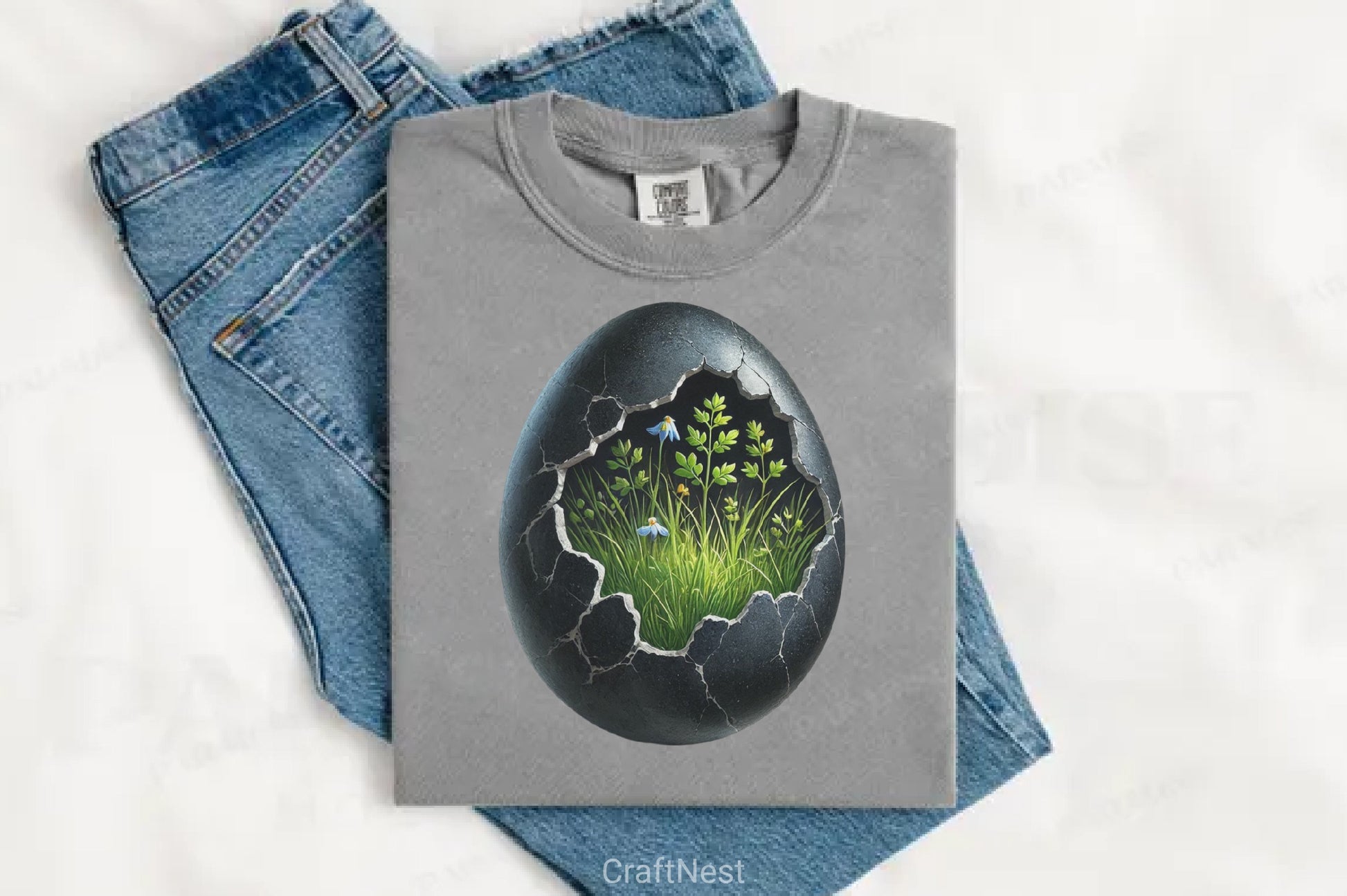 Black & White Easter Clipart Bundle - CraftNest - Digital Crafting and Art