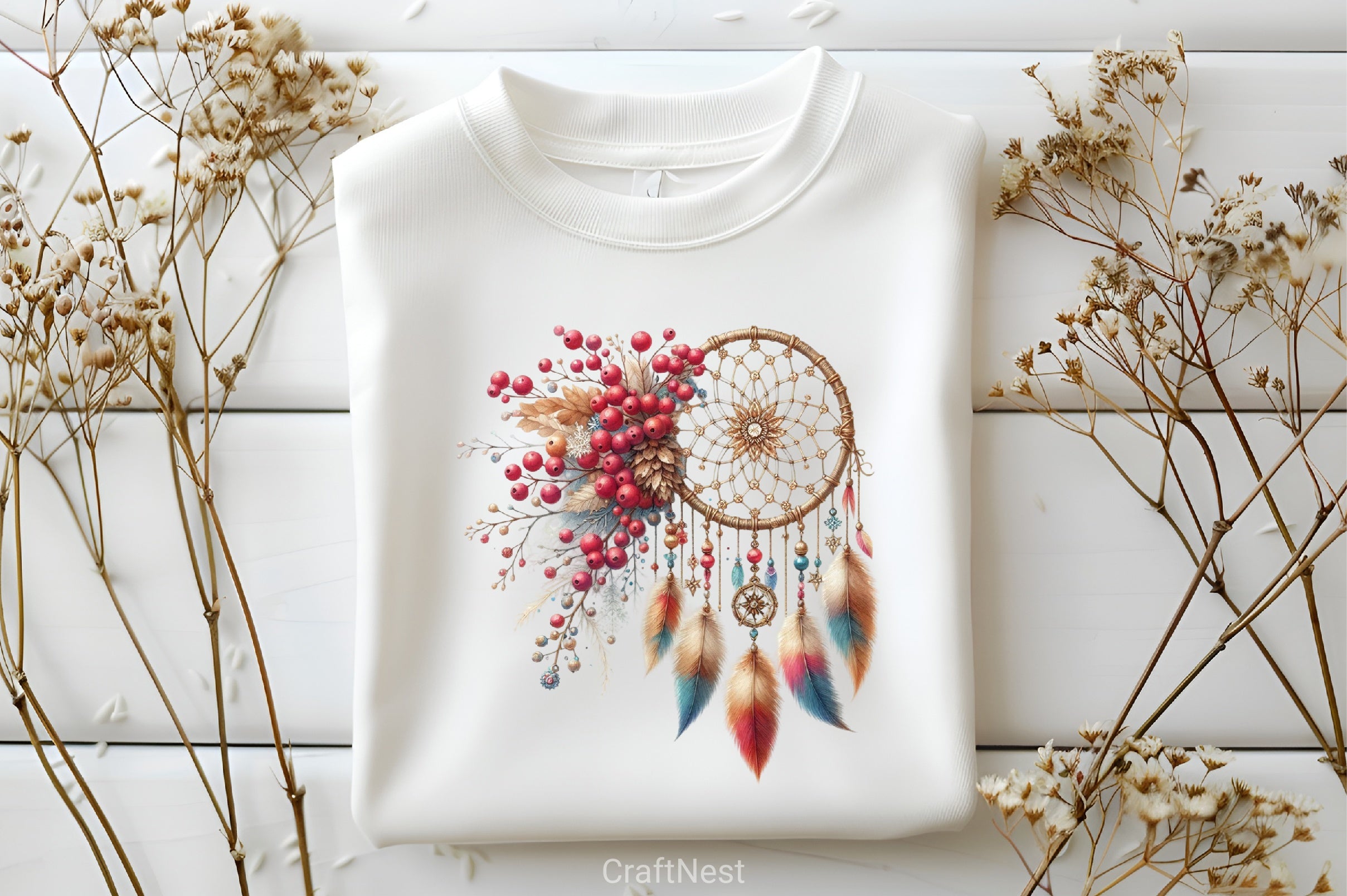 Christmas Dream Catcher Clipart Bundle - CraftNest - Digital Crafting and Art