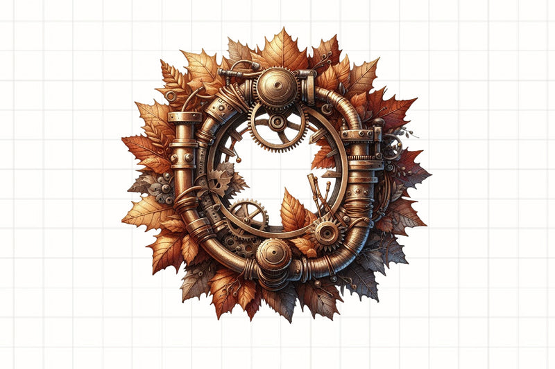 Steampunk Autumn Clipart Bundle - CraftNest - Digital Crafting and Art