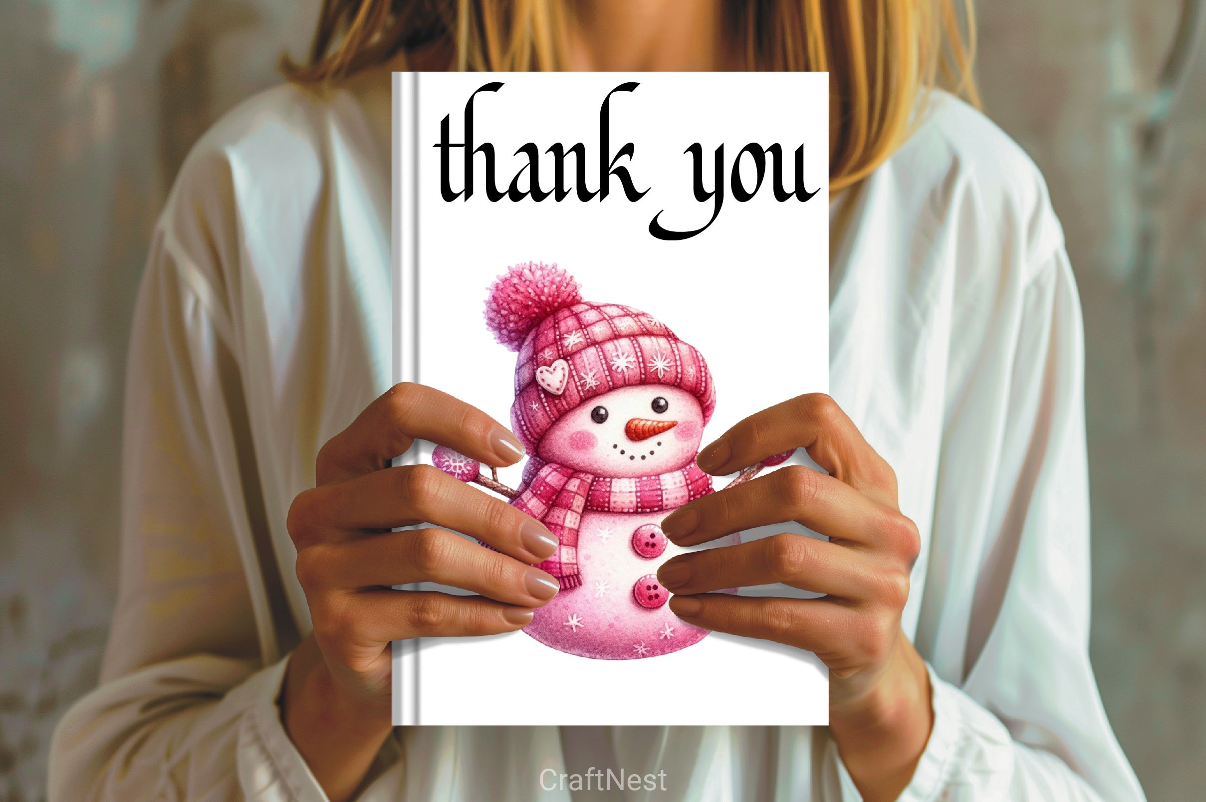 Pink Christmas Clipart Bundle - CraftNest - Digital Crafting and Art