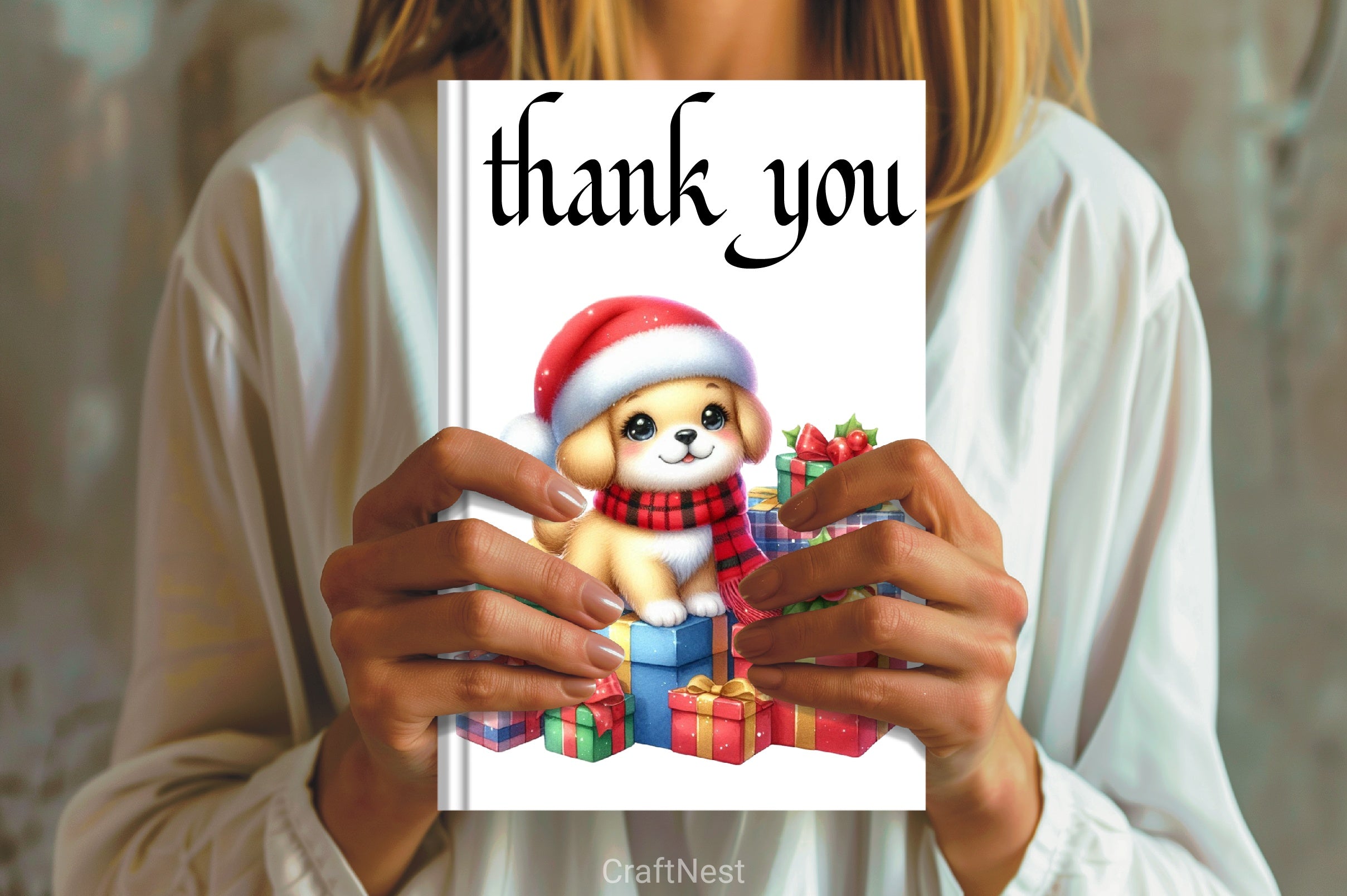 Christmas Puppy Clipart Bundle - CraftNest - Digital Crafting and Art