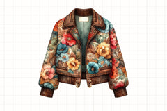 Retro Autumn Clipart Bundle 6 - CraftNest - Digital Crafting and Art