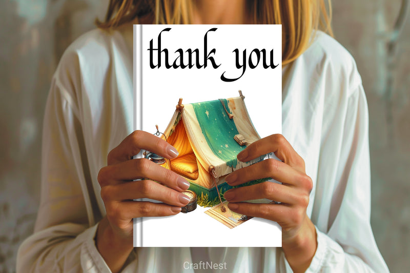 Summer Antique Camping Clipart Bundle - CraftNest - Digital Crafting and Art