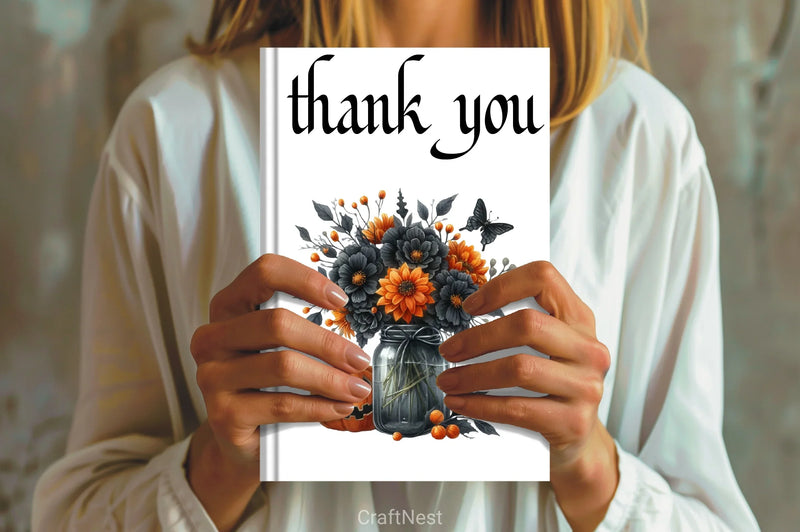 Cute Halloween Mason Jar Clipart Bundle - CraftNest - Digital Crafting and Art