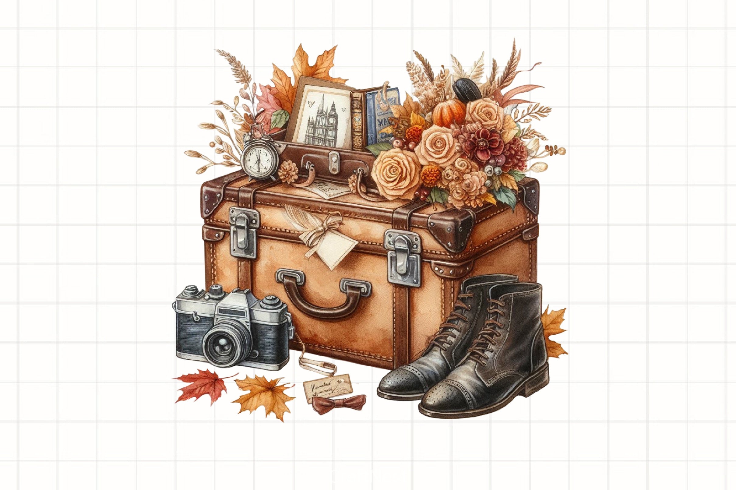 Autumn Wedding Clipart Bundle - CraftNest - Digital Crafting and Art