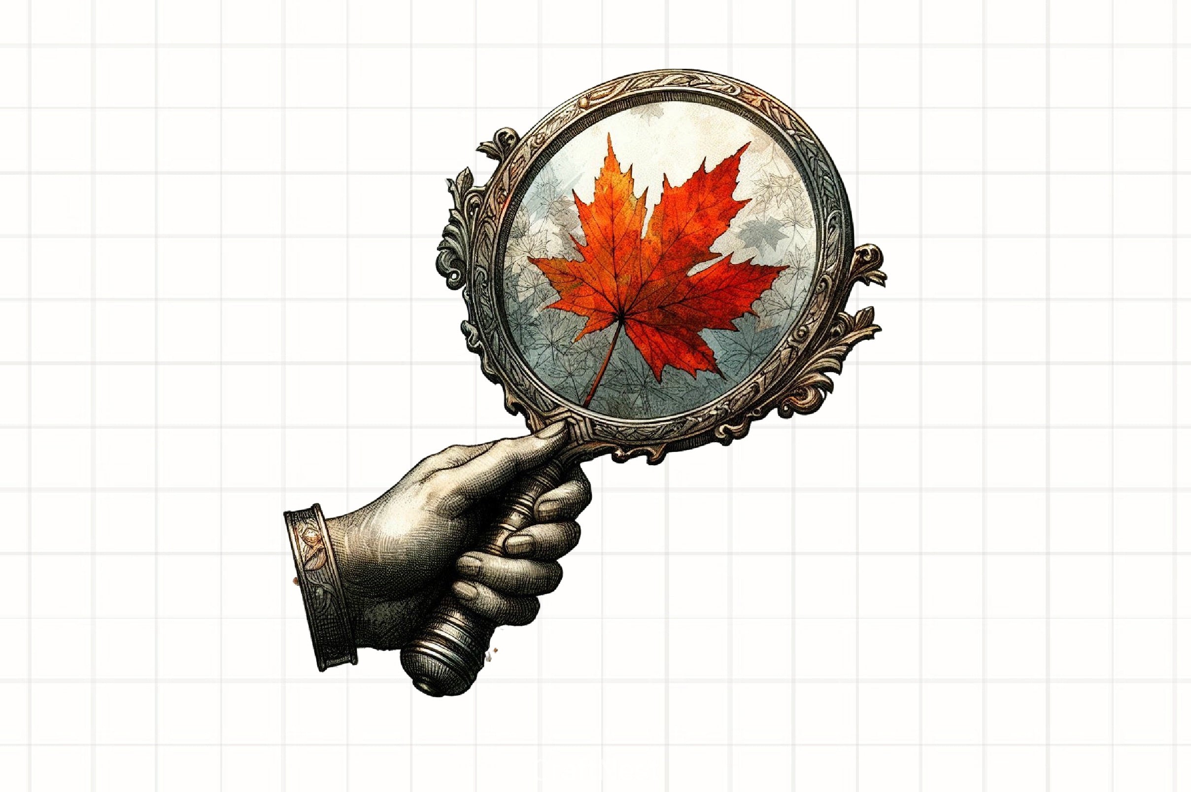 Silver Vintage Autumn Clipart Bundle - CraftNest - Digital Crafting and Art