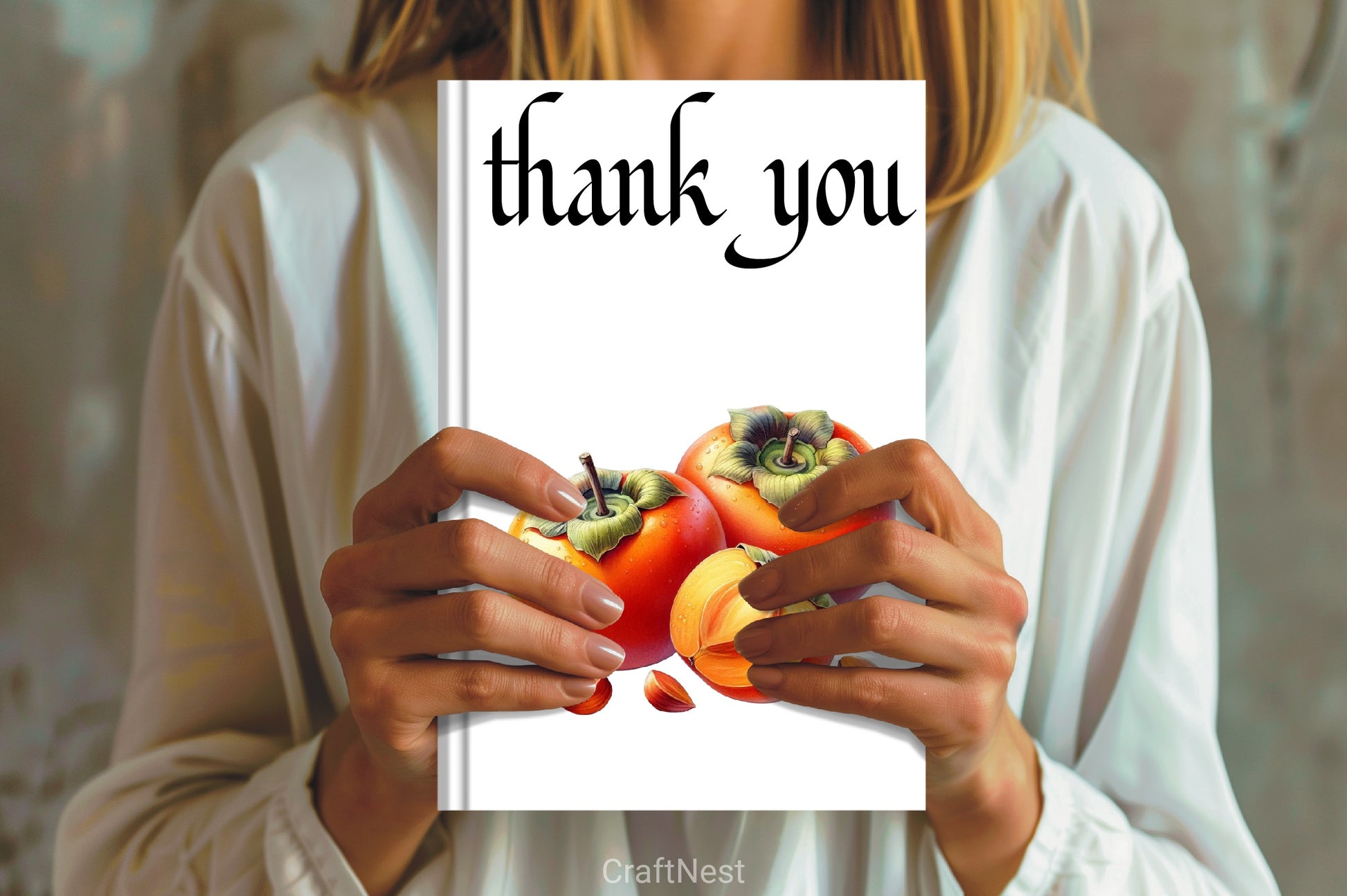 Persimmon Fruit Clipart Bundle - CraftNest - Digital Crafting and Art