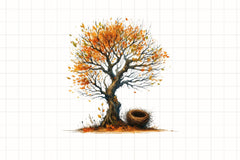 Autumn Tree Clipart Bundle 4 - CraftNest - Digital Crafting and Art