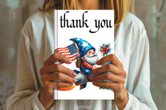 Gnome USA Flag Patriotic Clipart Bundle - CraftNest - Digital Crafting and Art