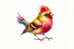 Whimsical Fall Birds Clipart Bundle - CraftNest - Digital Crafting and Art