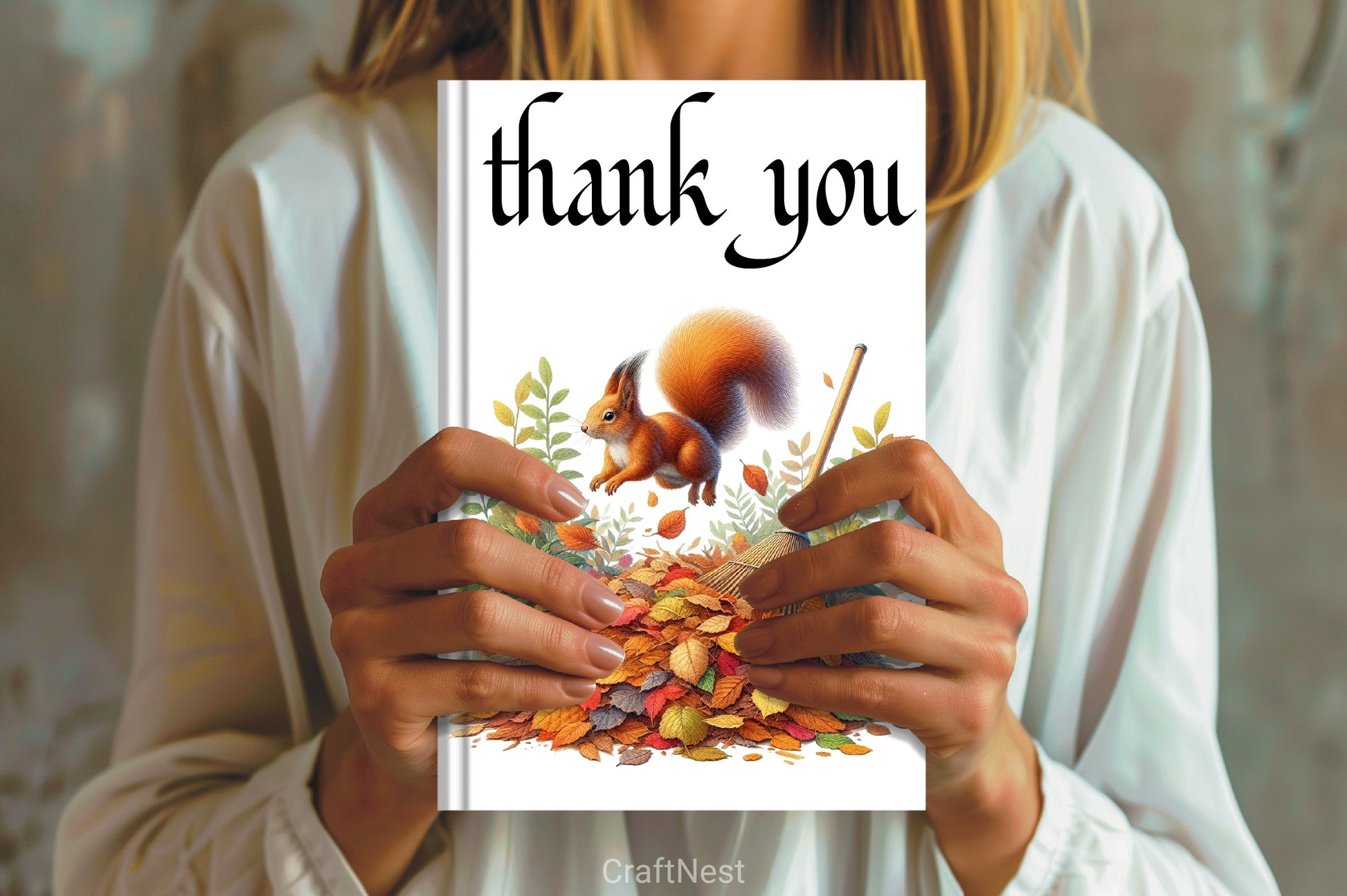 Fall Squirrel Garden Clipart Bundle 8 - CraftNest - Digital Crafting and Art