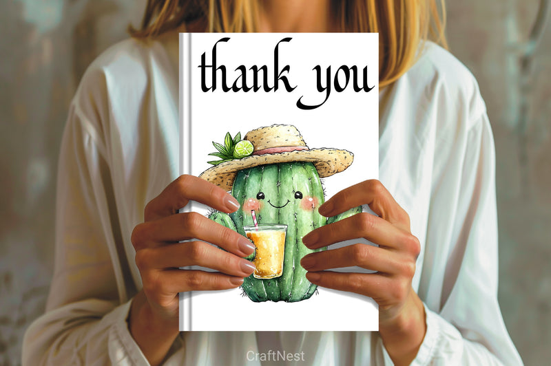 Summer Cactus Clipart Bundle 2 - CraftNest - Digital Crafting and Art