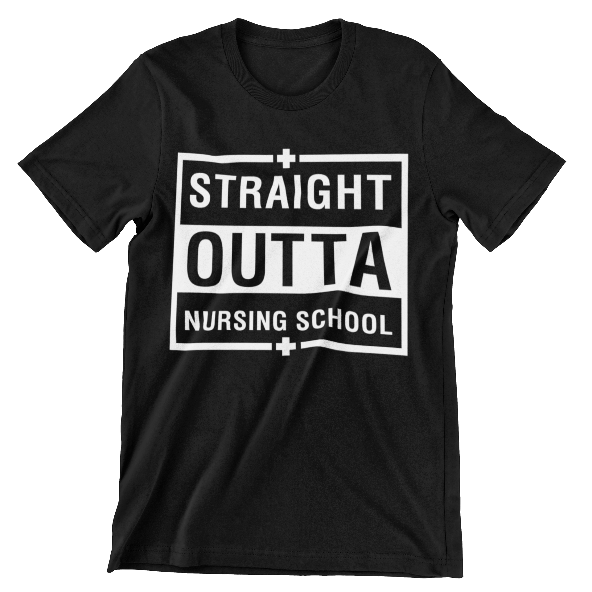 Straight Outta Nursing School T-Shirt - CraftNest - Digital Crafting and Art