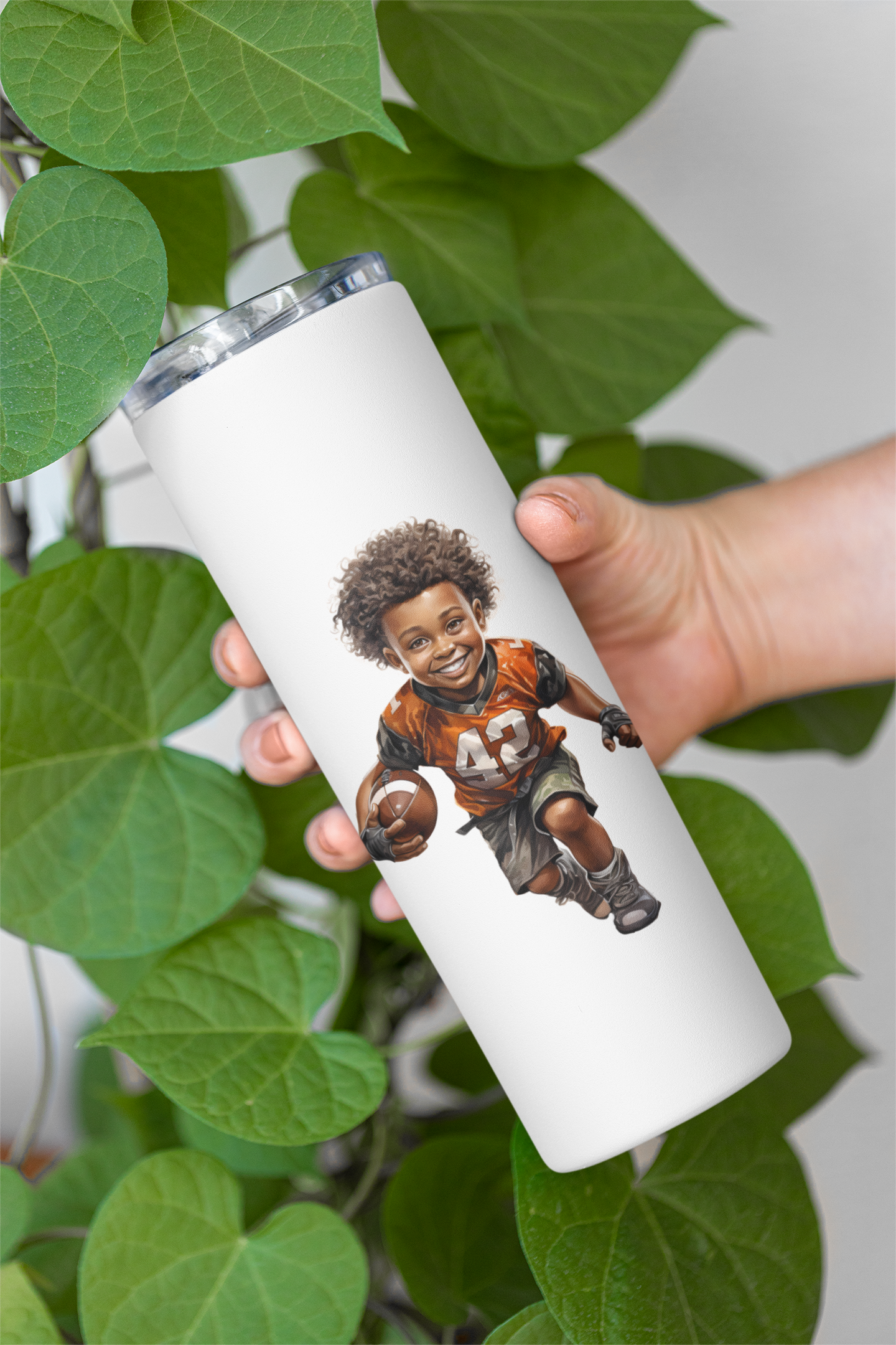 Afro-American Football Players Clipart - CraftNest